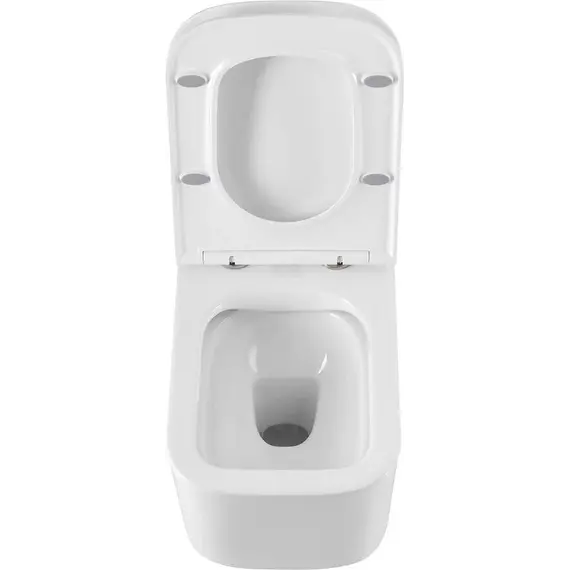 Унитаз подвесной безободковый Art&Max Latina AM215CHR/SC с тонкой крышкой микролифт - фото 7