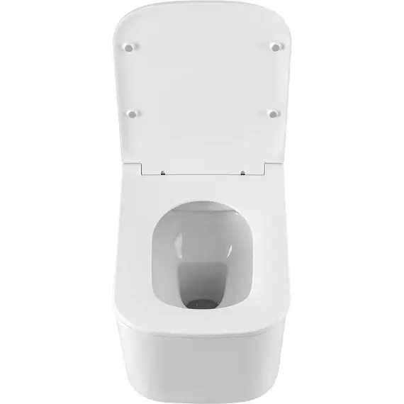 Унитаз подвесной безободковый Art&Max Latina AM215CHR/SC с тонкой крышкой микролифт - фото 8
