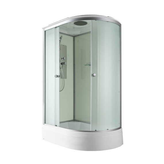 Душевая кабина Avacan 120x80 см D3012L, хром/матовое (безсиликоновая сборка) - фото 2