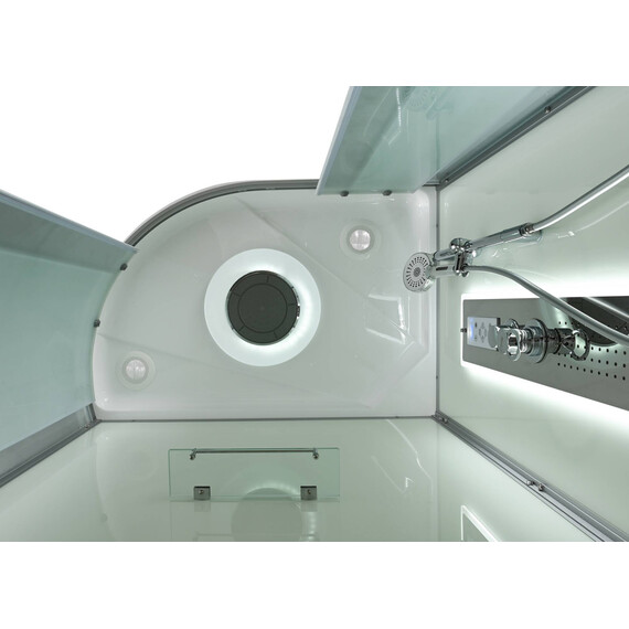 Гидробокс Avacan 120x80 см D3012RLED, хром/матовое (безсиликоновая сборка) - фото 9