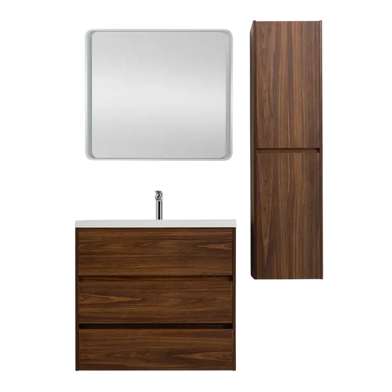 Пенал подвесной Art&Max Family-M 40 см Family-M-1500-2A-SO-BO, дуб бурбон - фото 6