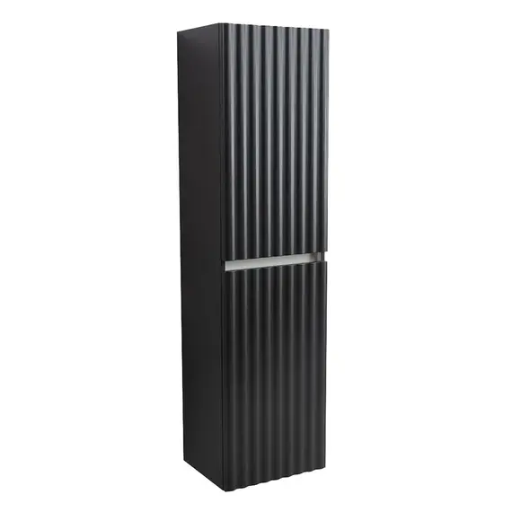 Пенал подвесной Art&Max Elegant 40 см AM-ELEGANT-1500-2А-SO-GM-LED, серый матовый - фото 