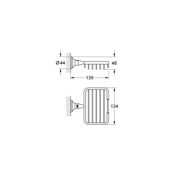 Мыльница Grohe Essentials Authentic 40659001 - фото 2