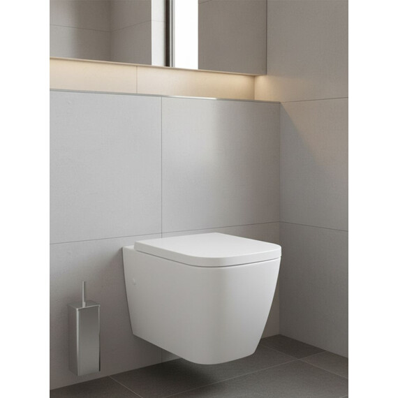 Унитаз подвесной безободковый Grohe Clova Ceramic Square 39908000 с крышкой микролифт - фото 14