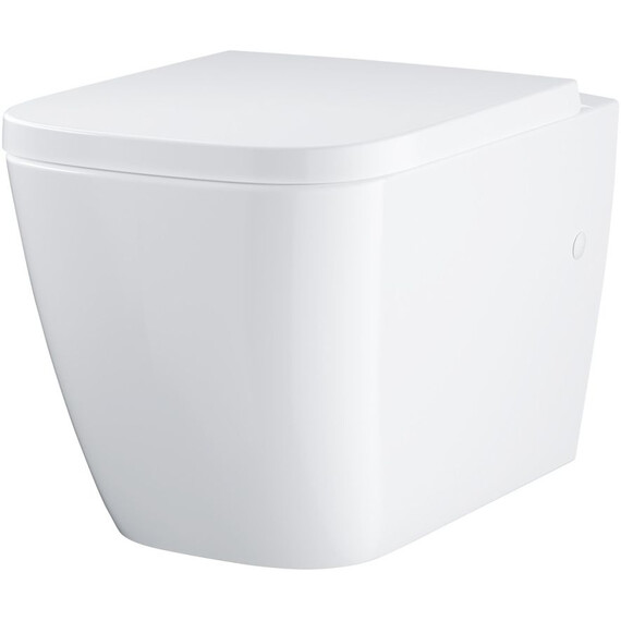 Унитаз подвесной безободковый Grohe Clova Ceramic Square 39908000 с крышкой микролифт - фото 7