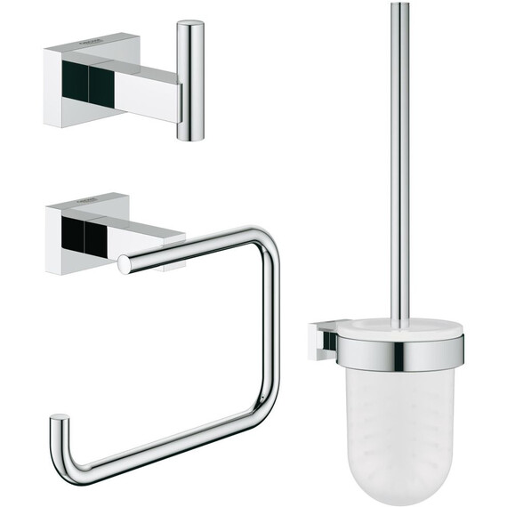 Набор аксессуаров для ванной комнаты Grohe Essentials Cube 40757001 - фото 