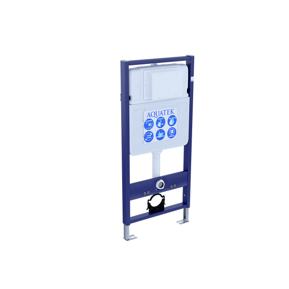 Инсталляция с подвесным унитазом комплект Set AQUATEK БЕТТА унитаз Aquatek БЕТТА AQ1253W-00 + тонкое сиденье soft-close + инсталляция AQUATEK Standard INS-0000012 - фото 3
