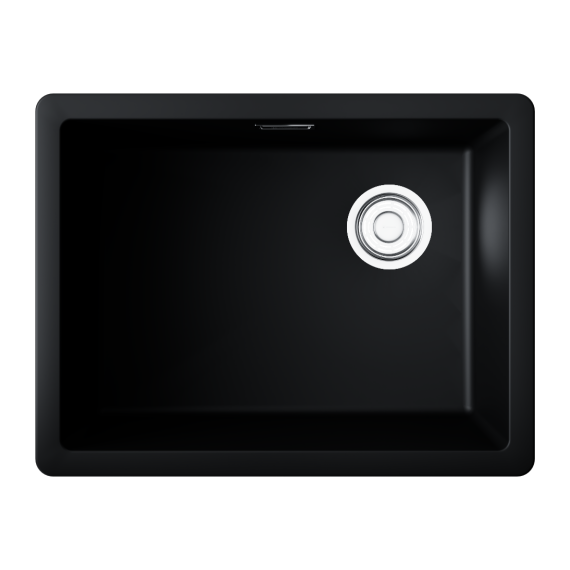 Кухонная мойка Omoikiri Kata 56-U/I Side bl 4997583, чёрный - фото 