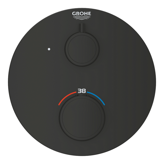 Смеситель для душа Grohe Grohtherm 1022122430, чёрный матовый - фото 3