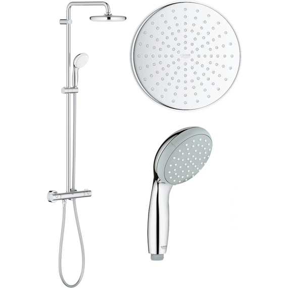 Душевая стойка с термостатом Grohe Bau System 26699000 - фото 2