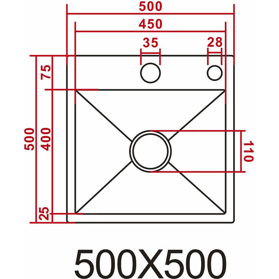 Кухонная мойка Azario Nicole AZB5050H (сифон, дозатор и коландер в комплекте) чёрный соты - фото 4