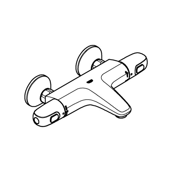Смеситель для ванны с термостатом Grohe Grohtherm 34816003 - фото 8