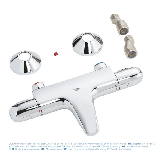 Смеситель для ванны с термостатом Grohe Grohtherm 34816003 - фото 3
