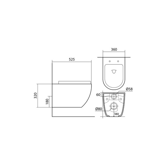 Инсталляция с подвесным унитазом комплект: SET AQUATEK ЕВРОПА-050 4в1 (рама AQUATEK INS-0000025 + крепление KKI-0000002 + кнопка KDI-0000050 + унитаз AQ1901-00 + тонкое сиденье sc) - фото 15