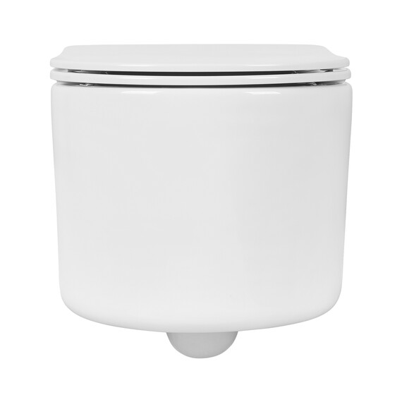 Инсталляция с подвесным унитазом комплект:  SET AQUATEK МИЯ-014 3в1 (рама AQUATEK Standard INS-0000012 + клавиша KDI-0000014 + унитаз МИЯ AQ2004-00 с тонким сиденьем soft-close) - фото 5