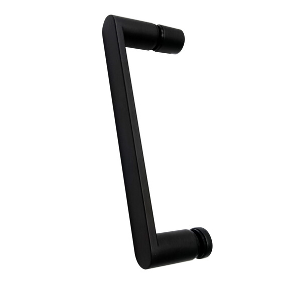 Душевая дверь Abber Sonnenstrand 80 см AG04080B, черный/прозрачное, Цвет стекла: прозрачное, Цвет профиля: чёрный, Размер - мм: 800 - фото 13