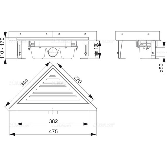 Трап AlcaPlast ARZ1 - фото 2