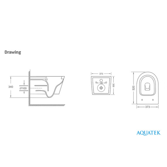 Инсталляция с подвесным унитазом комплект: SET AQUATEK СИРИУС (рама AQUATEK Standard INS-0000012 + унитаз AQ1582T-00 СИРИУС с тонким сиденьем soft-close, система смыва Торнадо) - фото 13