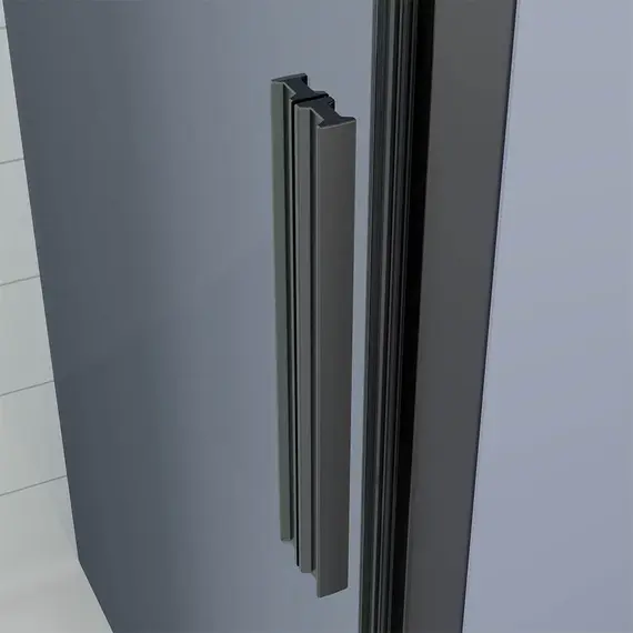 Душевое ограждение Veconi Ottimo 110х100 см OP20GR-SP-110100-01-C9, графит/прозрачное - фото 4