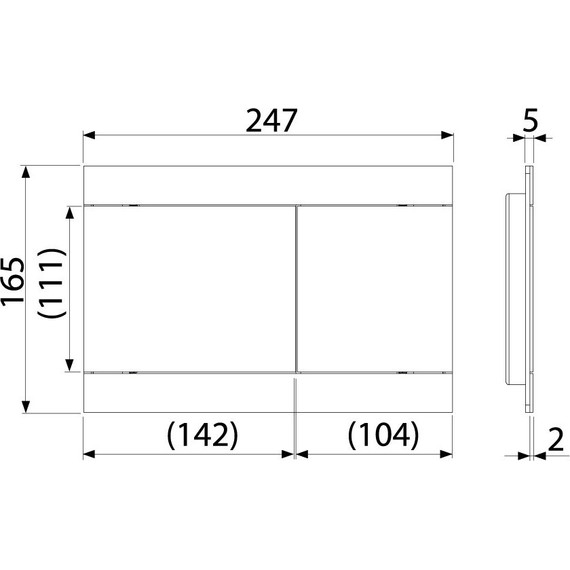 Кнопка смыва Alcaplast FUN-ANTIC - фото, картинка 2 Кнопка смыва Alcaplast FUN-ANTIC - фото 2