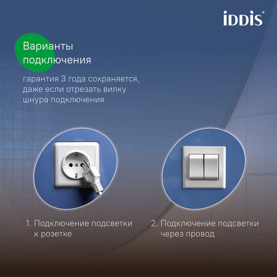 Зеркало Iddis Билд (Bild) 70х70 см BIL70T0i98 - фото 7