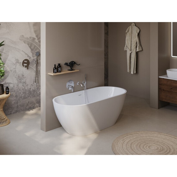Ванна отдельностоящая BelBagno UNO 170x80 см BB701-1700-800-K - фото 4