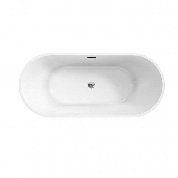 Ванна отдельностоящая BelBagno UNO 180x80 см BB701-1800-800-K - фото 7