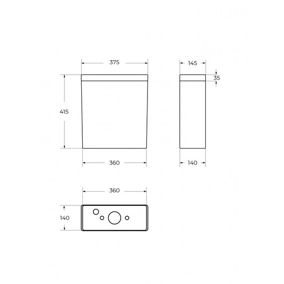 Унитаз-компакт безободковый Cezares Stylus-Tor CZR-538-CP-TOR с тонкой крышкой микролифт, кнопка оружейная сталь (система смыва Торнадо) - фото 13