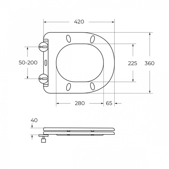 Унитаз подвесной безободковый Cezares Stylus-Tor CZR-6601-TH-TOR/SC с тонкой крышкой микролифт (Система смыва торнадо) - фото 9