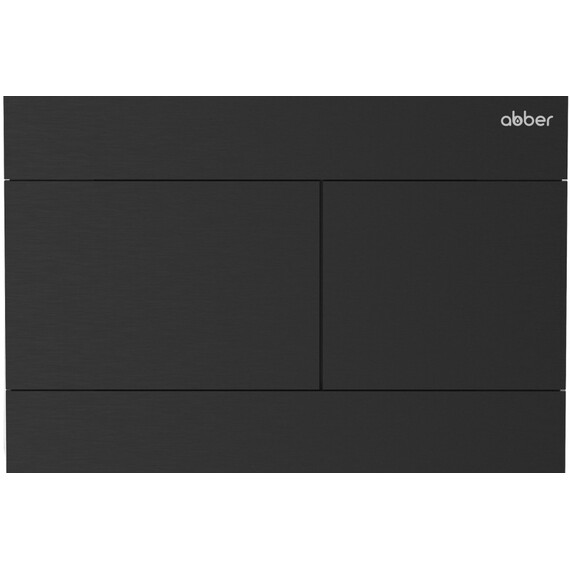Кнопка смыва Abber AC0127MB (кнопка металлическая) цвет чёрный матовый - фото 