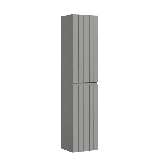 Пенал подвесной Sancos Ламель 35 см PLM35WG, тёплый серый - фото 6