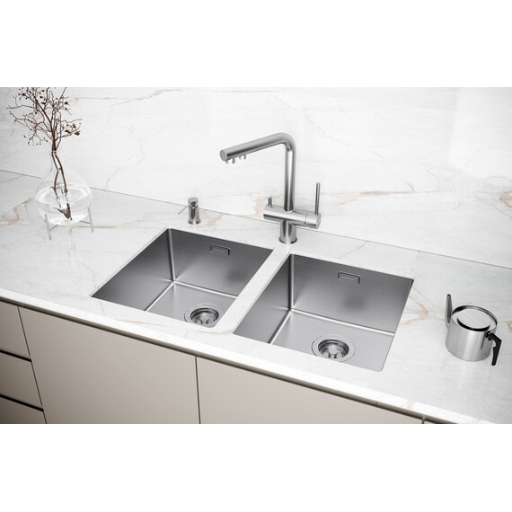 Кухонная мойка Paulmark Lassan 38 Uni 1 мм LA38-BS, сталь брашированная - фото 4
