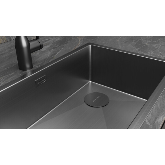 Кухонная мойка Paulmark Next-skew 54 Uni 1,2 мм PM885444-MG, серый матовый - фото 4