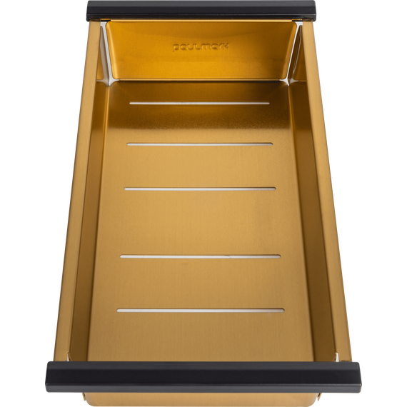 Кухонная мойка Paulmark Next-multi sink 58 Uni 1,2 мм PM785845-BG, золото брашированное - фото 8