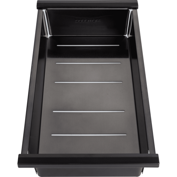 Кухонная мойка Paulmark Next-multi sink 74 Uni 1,2 мм PM787445-GM, вороненая сталь - фото 8