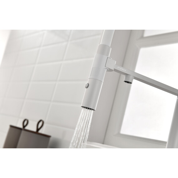 Смеситель для кухни Paulmark Gravity Gr213888-WH, белый матовый - фото 11