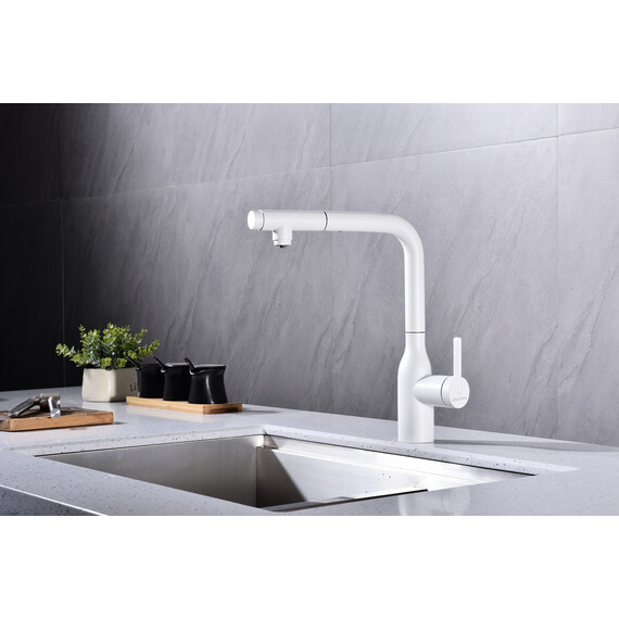 Смеситель для кухни Paulmark Viper Vi213105-WH, белый матовый - фото 8