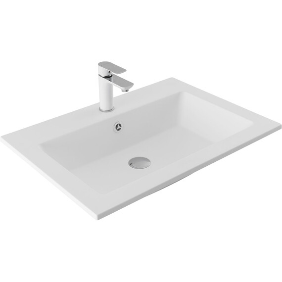 Раковина мебельная Aquanet Электра 70 см 00326510, белый матовый - фото 