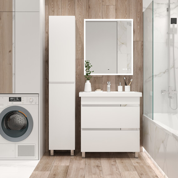 Тумба напольная с раковиной Briz Элен 70 см 227 03-08070-06 00 БЕЛ (раковина Фостер 70) - фото 5