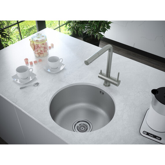 Смеситель для кухни Paulmark Skalen Sk213020-BS, брашированная сталь - фото 4