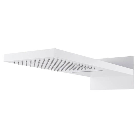Верхний душ с каскадом Boheme Fusion 230x550 мм 419-2-MW, белый - фото 