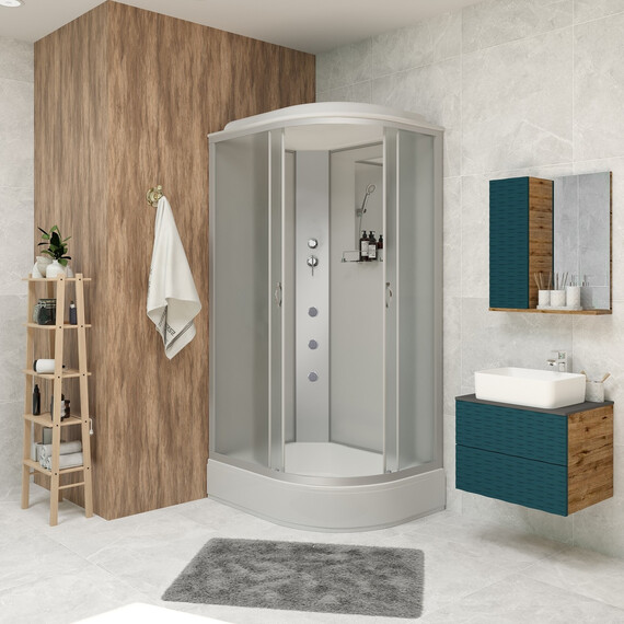 Душевая кабина Niagara Classic 110x90 см 331944LG, хром/матовое (безсиликоновая сборка) - фото 3