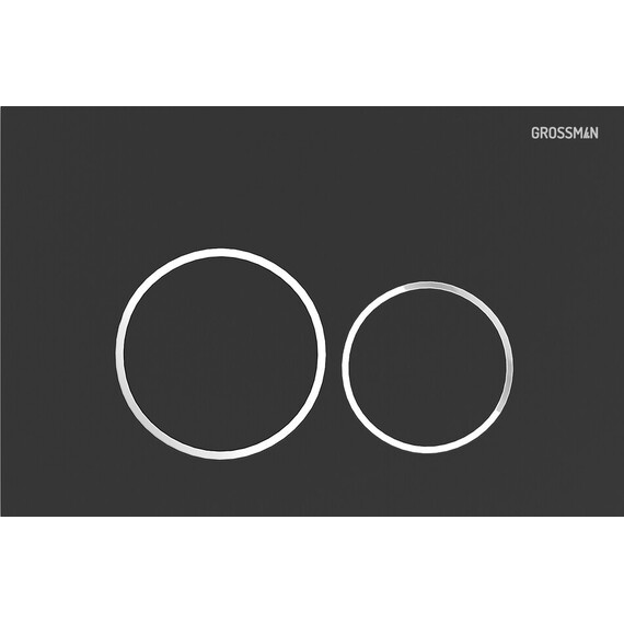 Кнопка смыва Grossman Galaxy 700.K45.01.210.210, чёрный матовый - фото 
