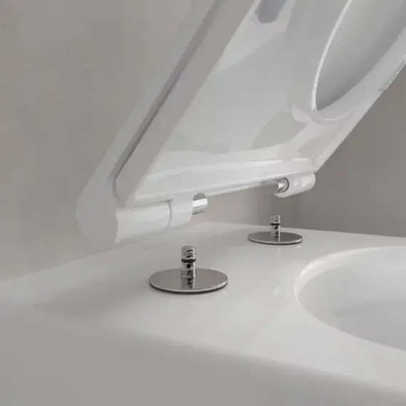 Унитаз подвесной безободковый Villeroy&Boch Universo 4670T901 с крышкой микролифт - фото 8