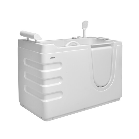 Ванна акриловая сидячая Abber 130x70 см AB9000 C L - фото 2