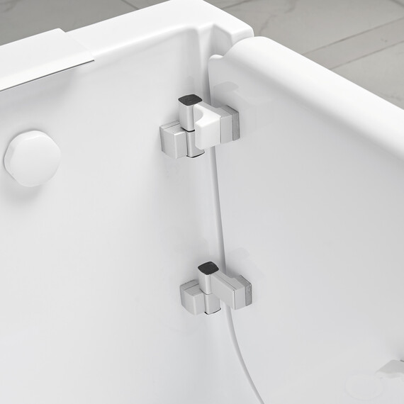 Ванна акриловая сидячая Abber 130x70 см AB9000 C L - фото 5