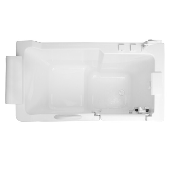 Ванна акриловая сидячая Abber 130x70 см AB9000 C L - фото 3