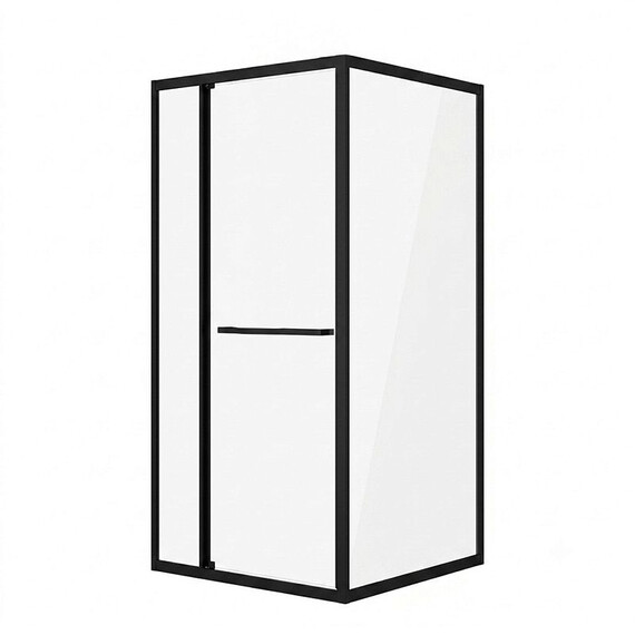 Душевое ограждение Loranto Sunway 90x90 см CS-512B-90, чёрный/прозрачное - фото 2