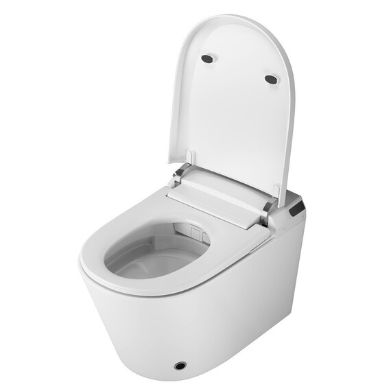 Унитаз-биде подвесной безободковый импульсный Grossman Smart GR-5702 с крышкой микролифт - фото 9