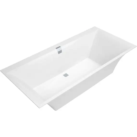 Ванна квариловая Villeroy&Boch Squaro Edge 12 190x90 см UBQ190SQE2DV-01 с сифоном и ножками - фото 2